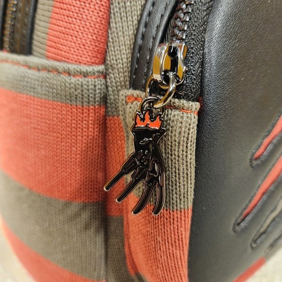 Loungefly Freddy Krueger Nightmare on Elm Street Sweater Mini Backpack NEW - Picture 4 of 12